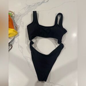 SHEIN Black Bikini Set